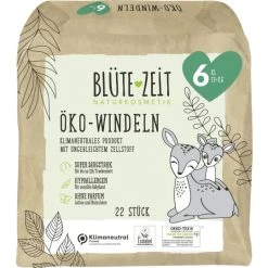 Blüte-Zeit Öko-Windeln Größe 6 XL 13+KG 22ST