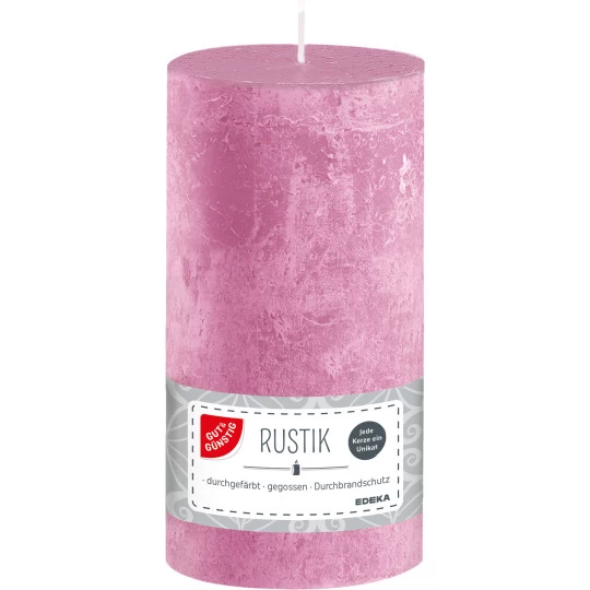 GUT&GÜNSTIG Rustikstumpe Altrosa 16x7cm 1 GUT&GÜNSTIG Rustikstumpe Altrosa 16x7cm