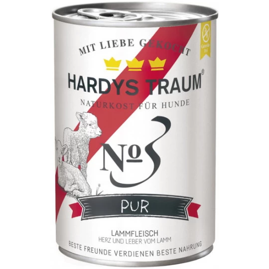 Hardys Traum Pur No3 Lammfleisch 400G 1 Hardys Traum Pur No3 Lammfleisch 400G