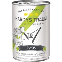 Hardys Traum Basis No1 Rind Mit Zucchini, Apfel & Vollkornnudeln 400G