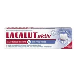 Lacalut Aktiv Zahncreme Zahnfleischschutz&Sanftes Weiß 75ML