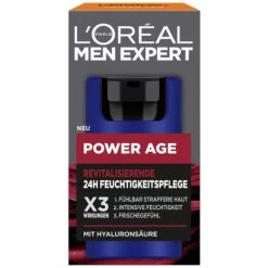 L'Oreal Men Expert Power Age Revitalisierende 24H Feuchtigkeitspflege 50ML