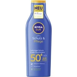 Nivea Sun Schutz & Pflege Sonnenmilch LSF 50 200ML