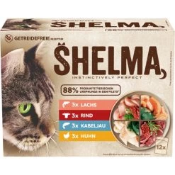 Shelma Getreidefrei Meat Fish 12x85G